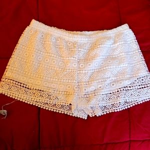 Crochet Beach shorts